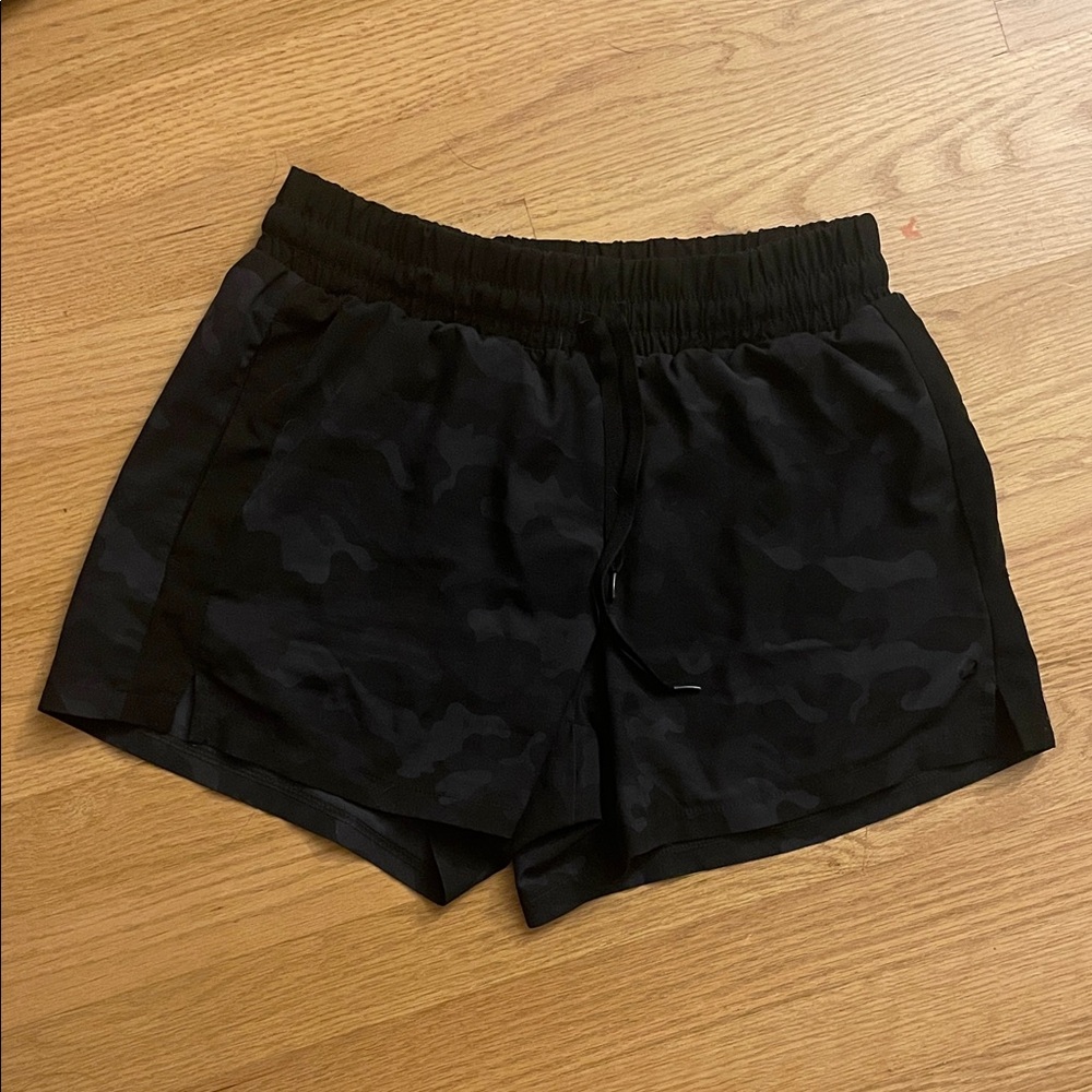 RBX Women's Dark Camouflage Athletic Shorts